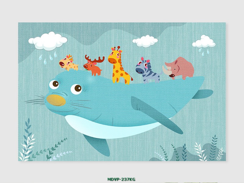 Tranh chú rái cá đáng yêu